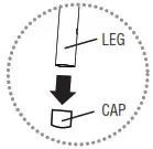 regalo 3612 Gray High Chair - Before Assembly 2