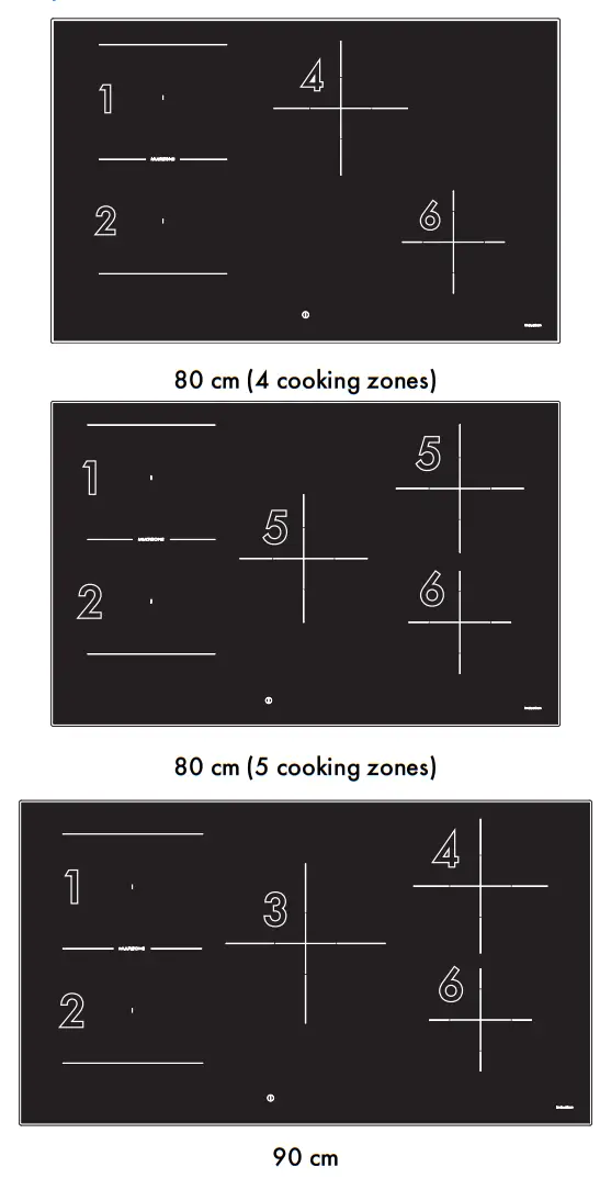 Smeg SI1M4854D 3 Burners Built In Gas Hob -