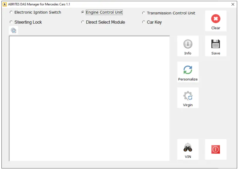 ABRITES Mercedes FBS4 Manager - setting 1