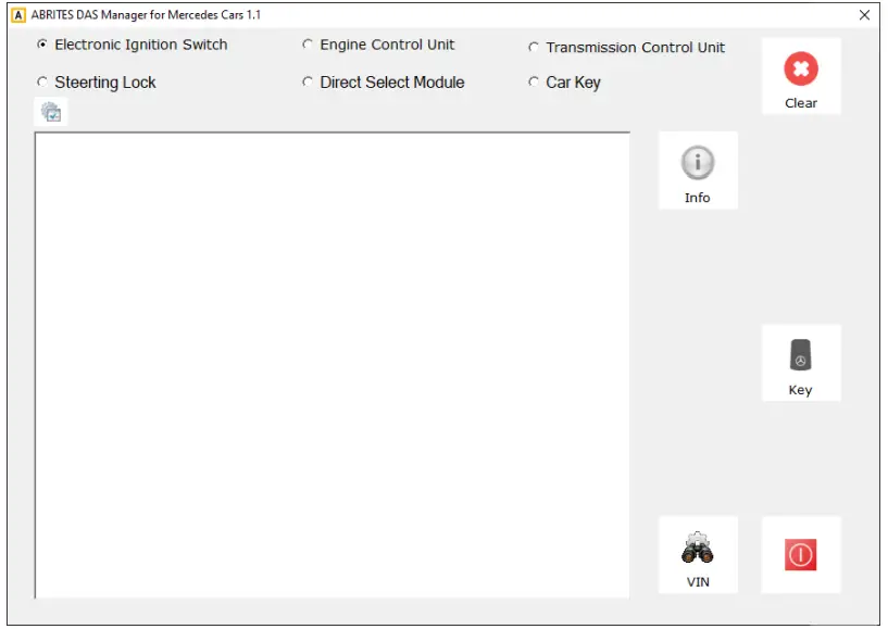 ABRITES Mercedes FBS4 Manager - setting