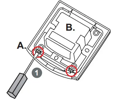SOYAL AR-PB-323 Don’t Disturb Switch - install 1