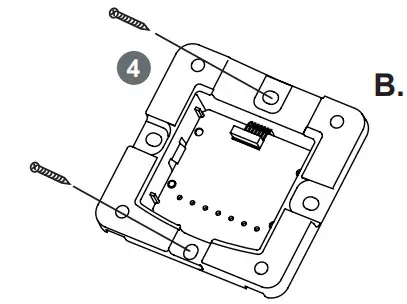 SOYAL AR-PB-323 Don’t Disturb Switch - install 3