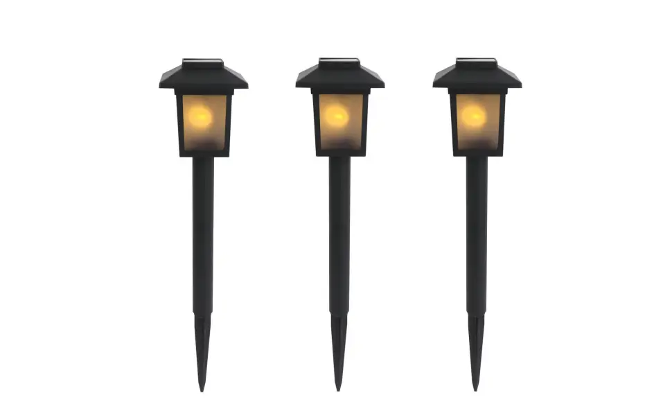 Wetelux 981405 Set Of 3 Lanterns With Flame Effect Instruction Manual