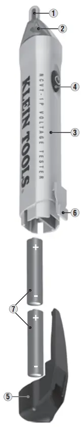 KLEIN TOOLS NCVT-1P Non-Contact Voltage and Gfcl Receptacle Test Kit - fig 1