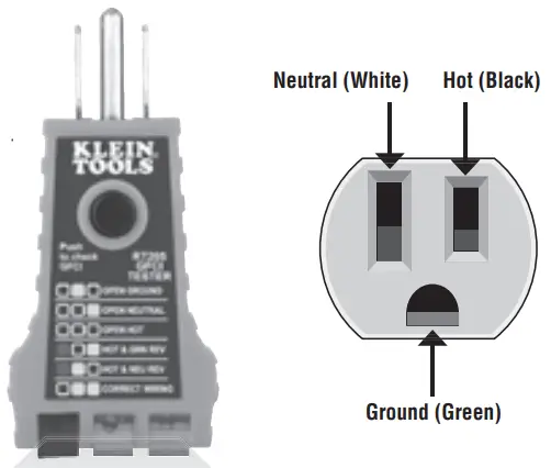 KLEIN TOOLS NCVT-1P Non-Contact Voltage and Gfcl Receptacle Test Kit - fig 2