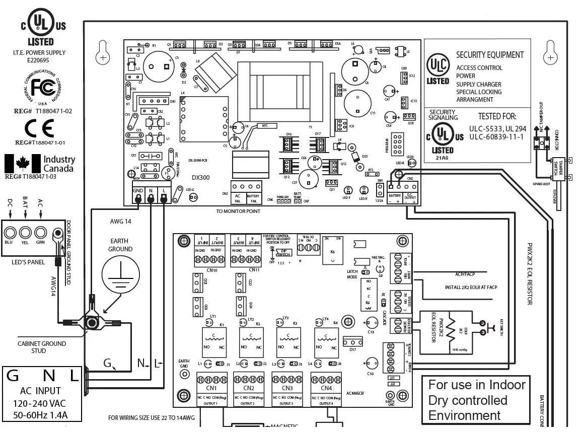 CAMDEN-CX-PS300UL-CX-PS -Series-Power-Supply-Charger-FIG-1