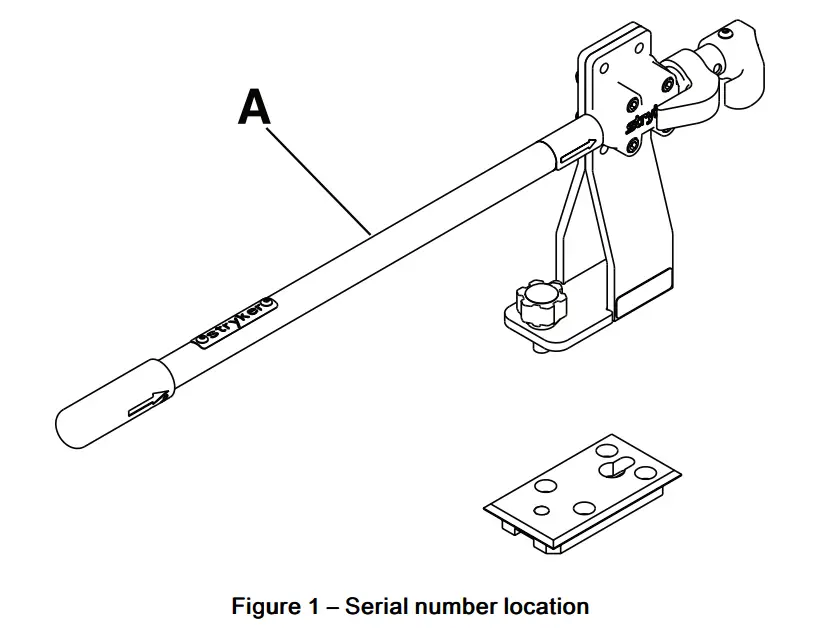 stryker 6370 Ambulance Cot Fastener - location