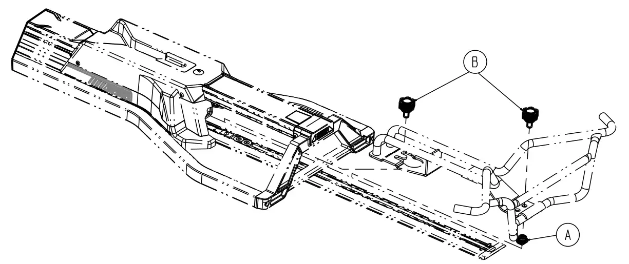stryker 6370 Ambulance Cot Fastener - option