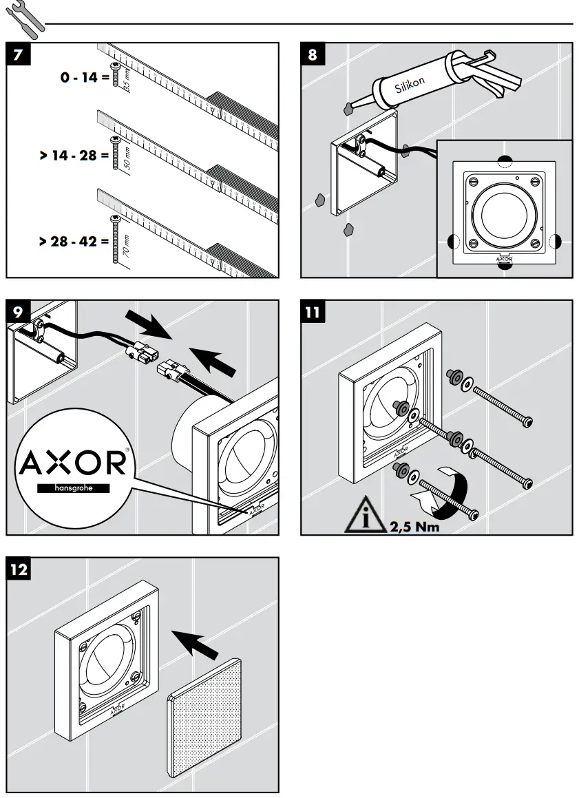 AXOR Starck 40874000 Shower Collection Speaker - Figure 2