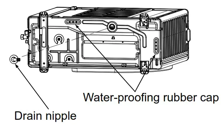 TOSHIBA RAS-2M18G3AVG-E RAS Multi-split Inverter Outdoor - Drain nipple