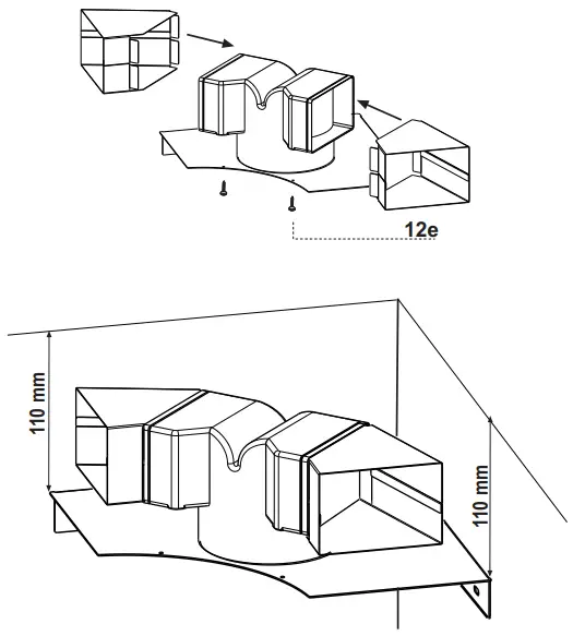 FRANKE FDPA 904 XS LED0 Cooker Hood - AIR OUTLET