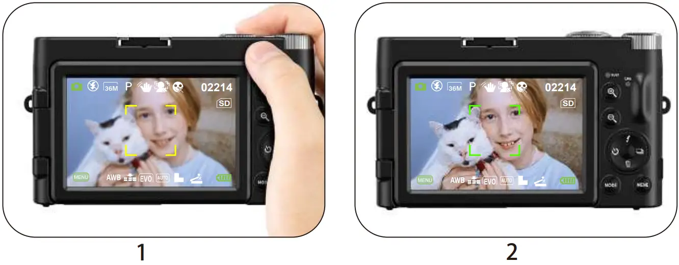 Lecran DC101 4K Digital Camera - Autofocus Function 1