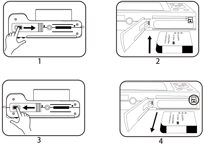 Lecran DC101 4K Digital Camera - usage step