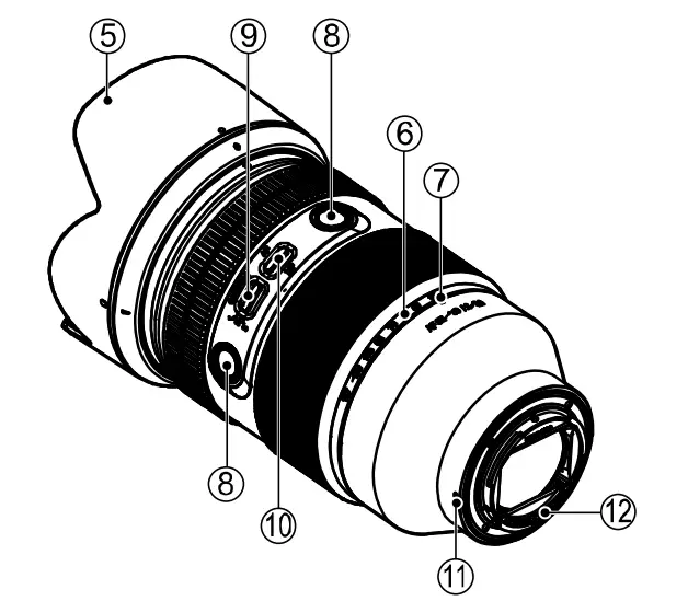 ROKINON AF 35-150mm F2-2.8 FE Full Frame Zoom Lens - Parts 2