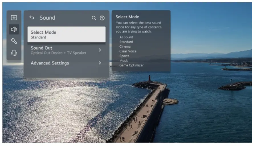LG UQ90 055 Titan UQ9000 Series 55 Partial Sun 4K LED - Settings Help