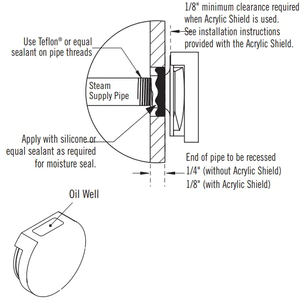 mr steam 104040MB Aroma Designer 3 W Steamhead with AromaTherapy -