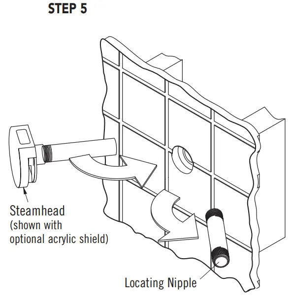 mr steam 104040MB Aroma Designer 3 W Steamhead with AromaTherapy - STEP 5