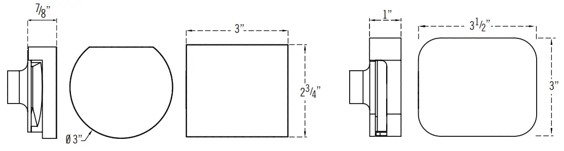 mr steam 104040MB Aroma Designer 3 W Steamhead with AromaTherapy - should be flush