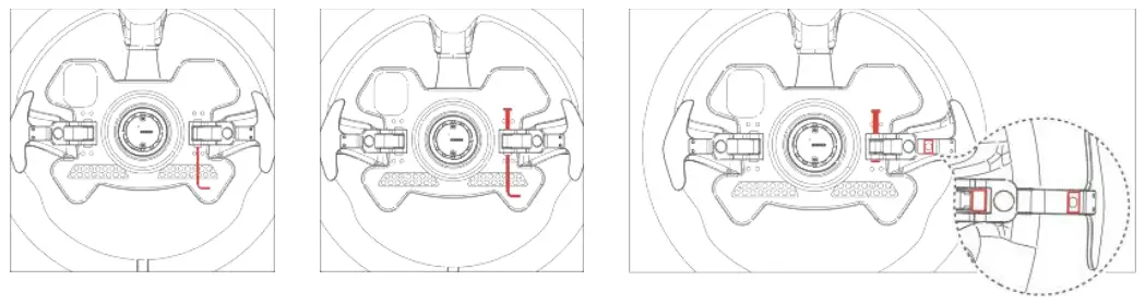 MOZA RACING CS V2 Steering Wheel - Magnetic Paddl1