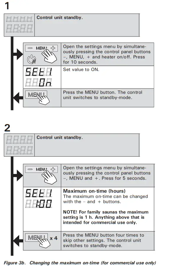 HARVIA CX170 U1 Control Unit - BASIC 2