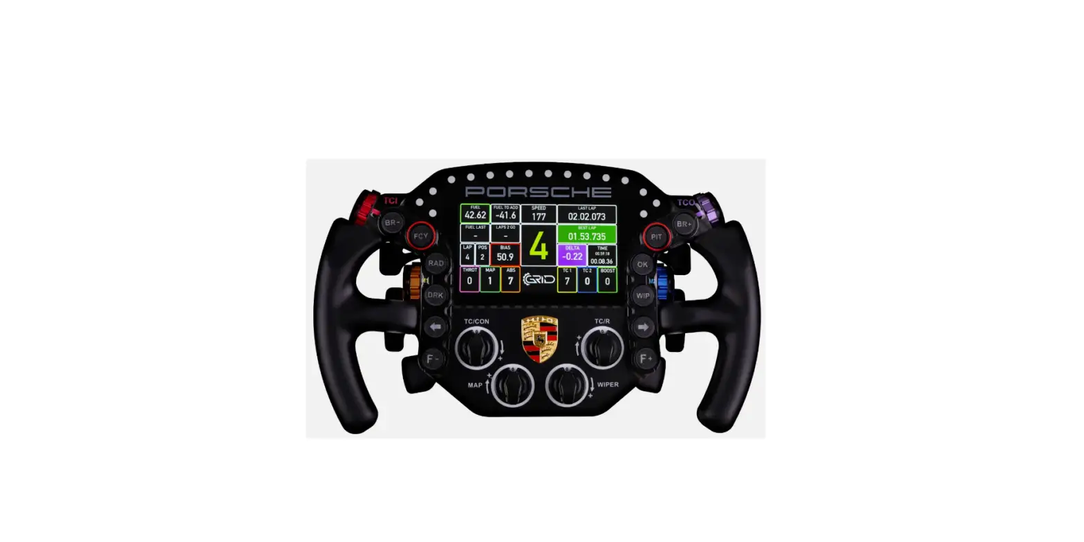 Grid Porsche 911 Rsr Sim Racing Steering Wheel Instruction Manual