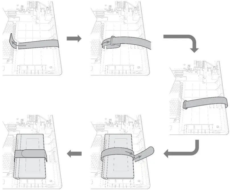 Securing the battery