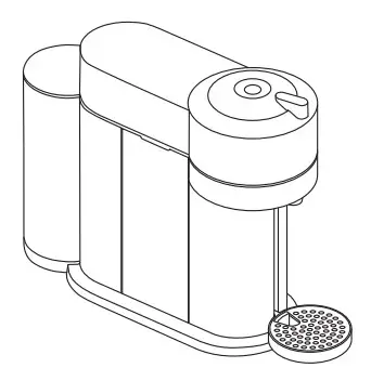 NESPRESSO K82175 Vertuo Next Deluxe Coffee - Coffee Machine