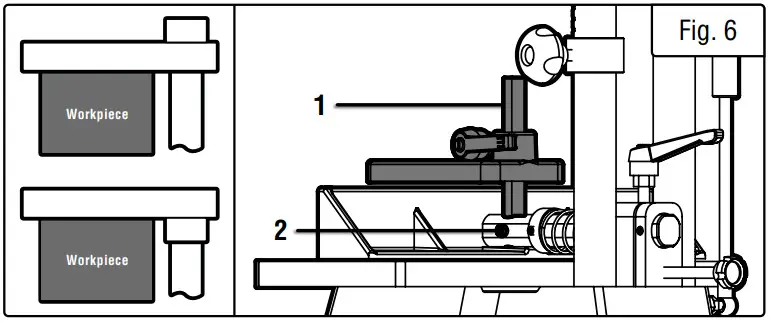 WEN 43013 Cast Iron Bench Mortiser - DOWN CLAMP