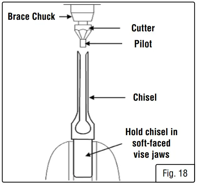 WEN 43013 Cast Iron Bench Mortiser - SHARPENING BITS