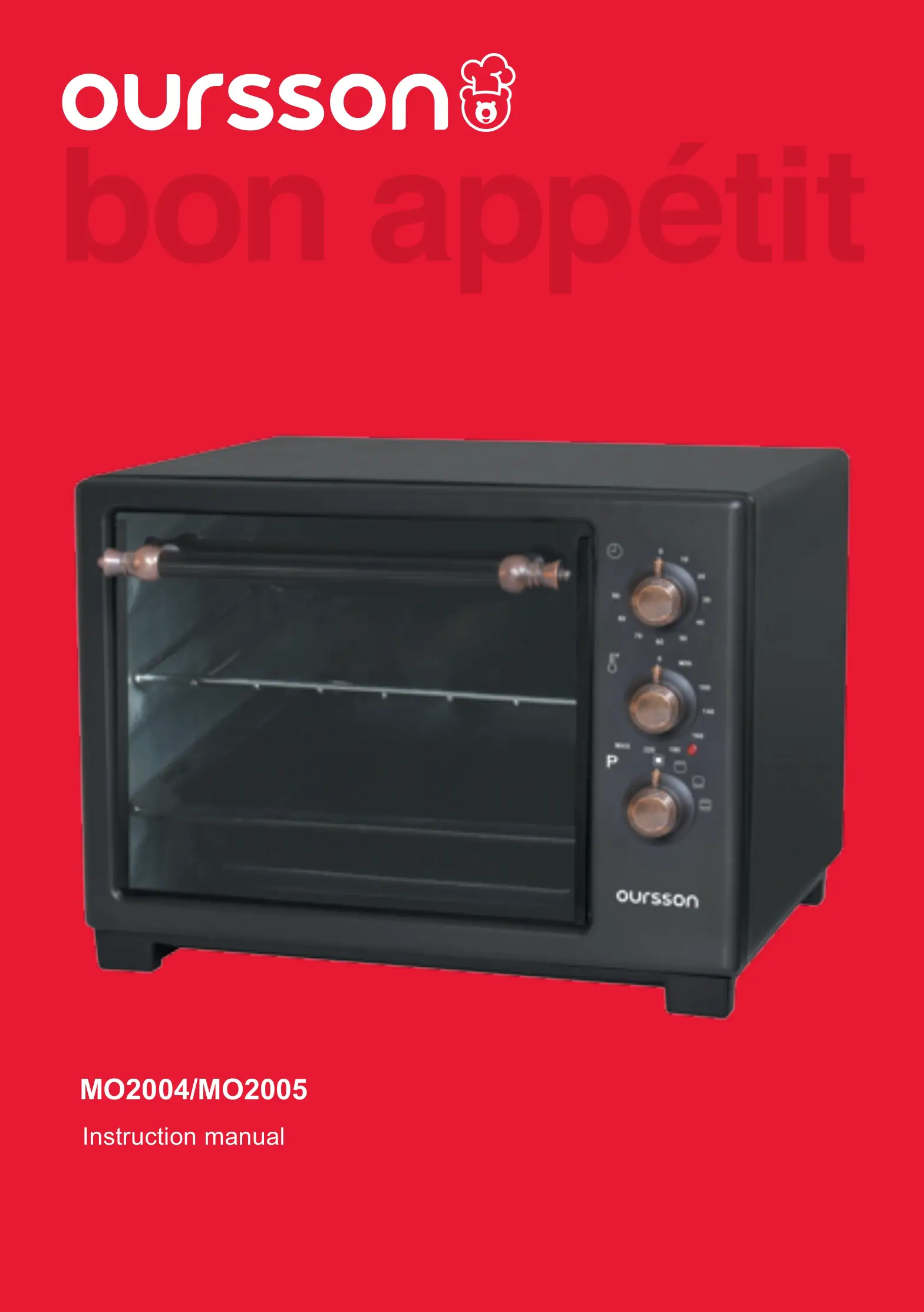 oursson MO2004 Electric Oven Instruction Manual