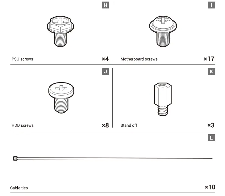 DEEPCOOL CC560 Mid-Tower ATX Case - Accessoris