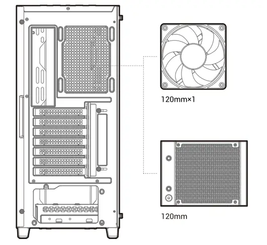 DEEPCOOL CC560 Mid-Tower ATX Case - Specification 2