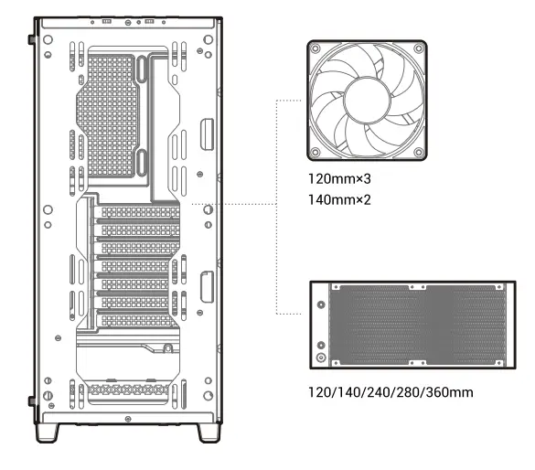 DEEPCOOL CC560 Mid-Tower ATX Case - Specification 3