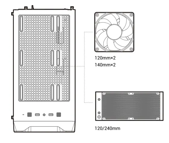DEEPCOOL CC560 Mid-Tower ATX Case - Specification 4