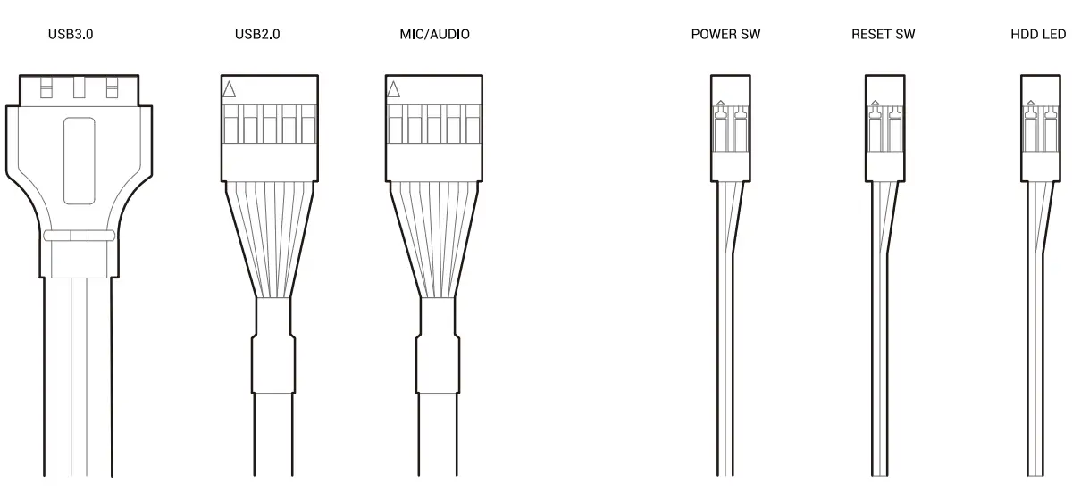 DEEPCOOL CC560 Mid-Tower ATX Case - connector