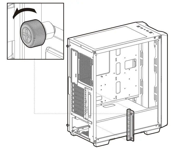 DEEPCOOL CC560 Mid-Tower ATX Case - gpu