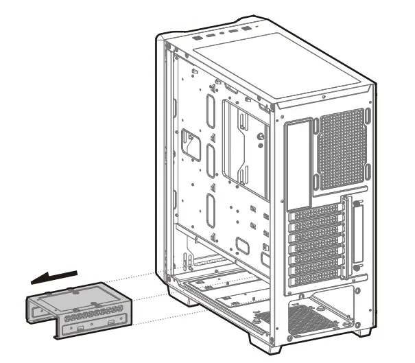 DEEPCOOL CC560 Mid-Tower ATX Case - hdd