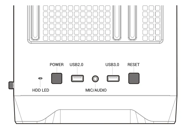 DEEPCOOL CC560 Mid-Tower ATX Case - panel