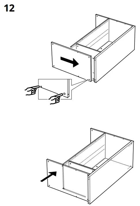 IKEA AA-2236469-2 SMÅSTAD Loft Bed Frame W Desk and Storage - Fig 11