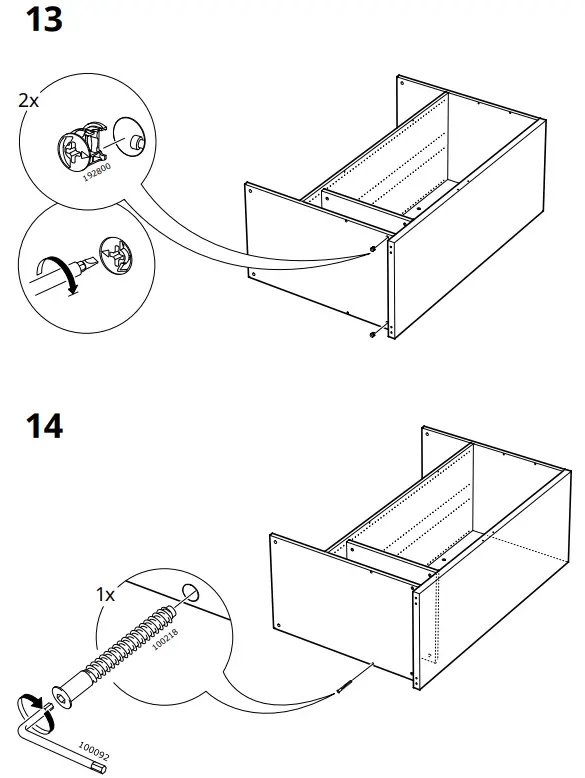 IKEA AA-2236469-2 SMÅSTAD Loft Bed Frame W Desk and Storage - Fig 12