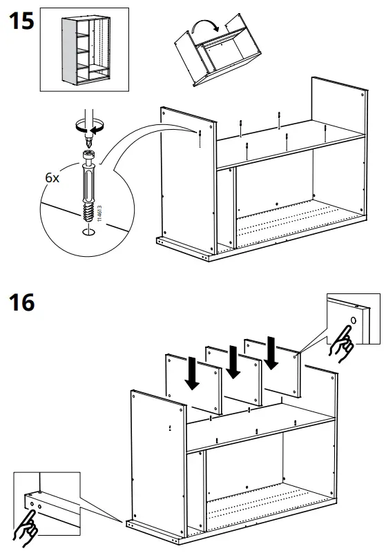 IKEA AA-2236469-2 SMÅSTAD Loft Bed Frame W Desk and Storage - Fig 13