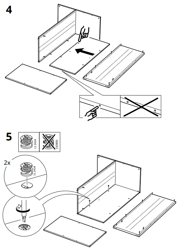 IKEA AA-2236469-2 SMÅSTAD Loft Bed Frame W Desk and Storage - Fig 6