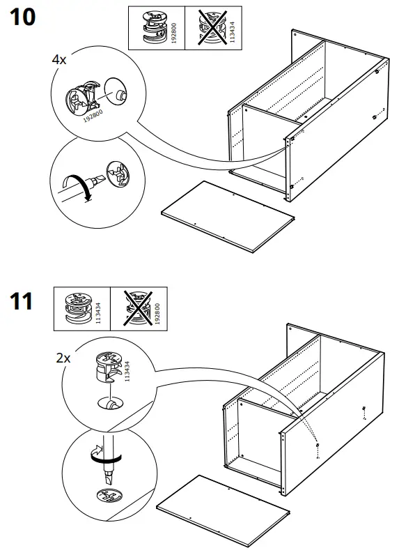 IKEA AA-2236469-2 SMÅSTAD Loft Bed Frame W Desk and Storage - Fig 9