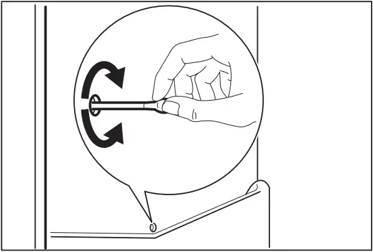 AEG AIK3024R Refrigerator - Defrosting of the refrigerator