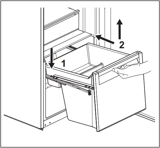 AEG AIK3024R Refrigerator - Vegetable drawer 4