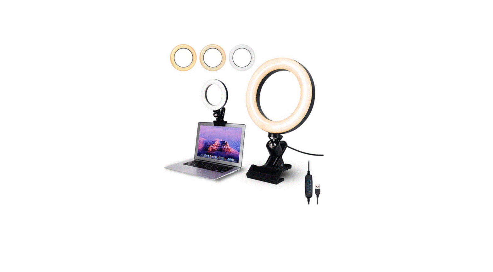 Elecom De-l01 Ring Light For Live Stream Video Call And Shooting Meeting User Manual