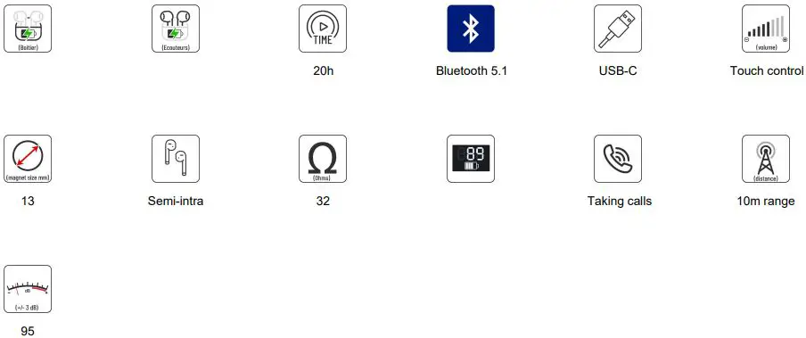 TnB EBSHINYWH2 SHINY 2 TWS Wireless Earphones-FIG2