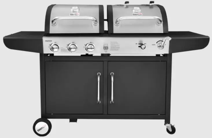Royal Gourmet ZH3002 Premium 3 Burner Gas or Charcoal Grill Combo