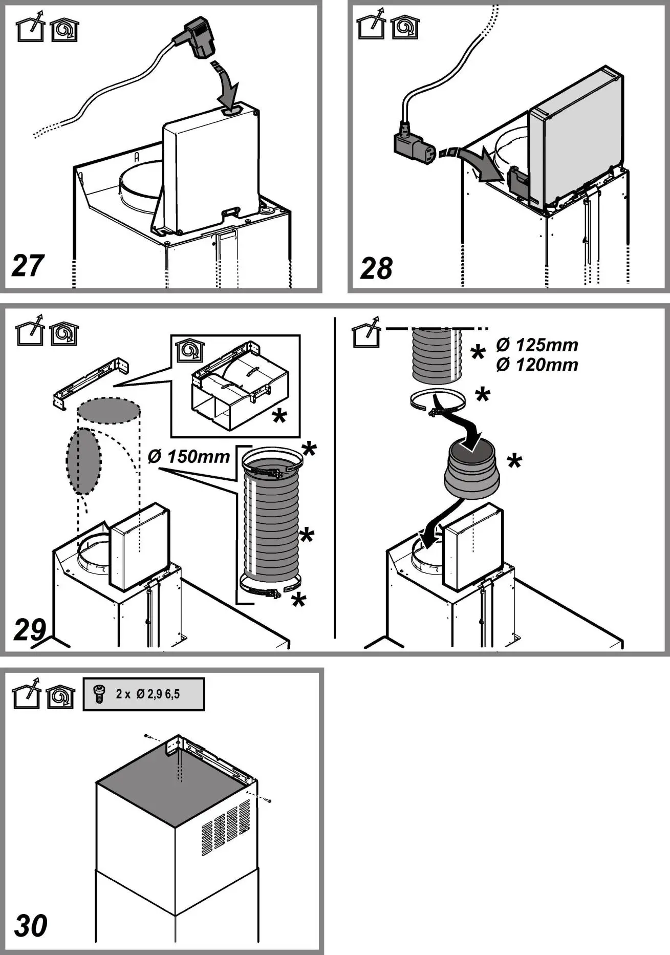 SAMSUNG NK24M5070FS Range Hood - overview 9