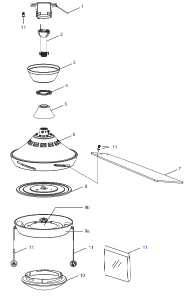 Fanimation Studio Collection LP7653 AireDrop Pull Chain Celing Fan - Figure27